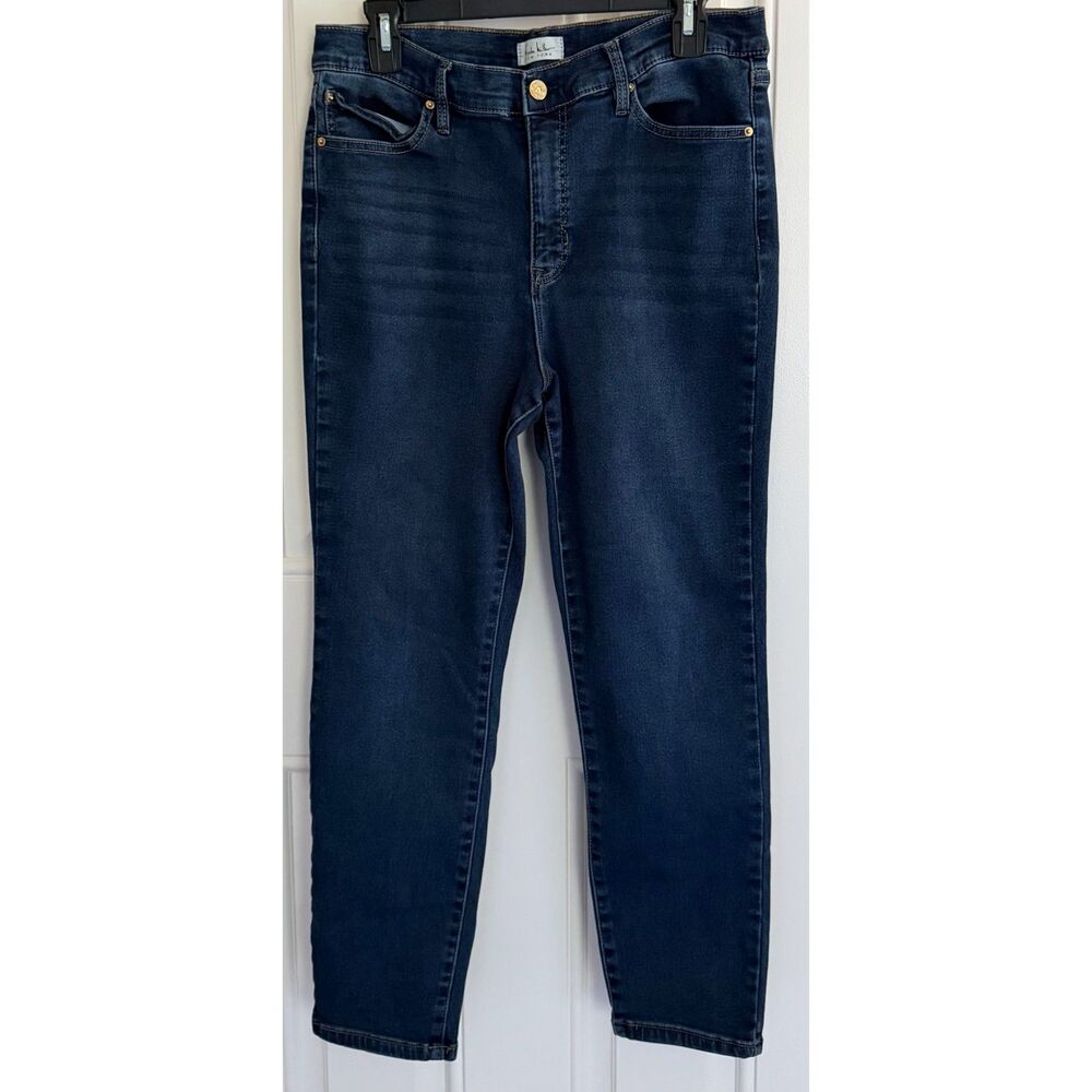 Nicole Miller New York Women's Soho High Rise Ankle Skinny size 14